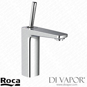 Roca Single Lever Basin Mixer with Smooth Body and Click-Clack Waste (A5A326DC00) Spare Parts