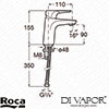 Roca Spare Diagram