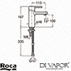 Roca Spare Diagram