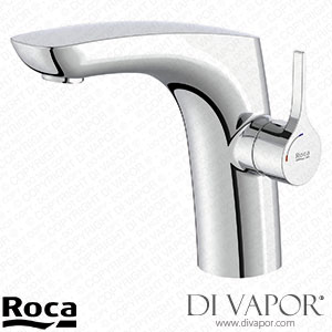 Roca Single Lever Medium Height Basin Mixer with Pop-Up Waste Cold Start (A5A333AC00) Spare Parts