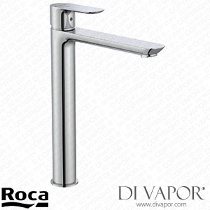 Roca Single Lever Extended Plus Height Basin Mixer with Smooth Body Cold Start (A5A346EC00) Spare Parts