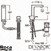 Roca Spare Diagram