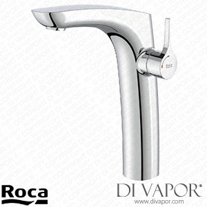 Roca Single Lever Extended Height Basin Mixer with Smooth Body Cold Start 3/8 (A5A3A3AC00) Spare Parts