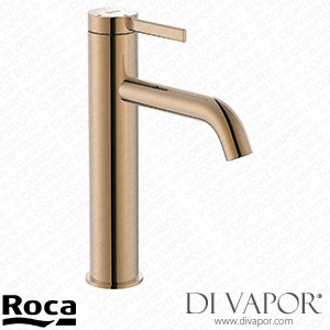 Roca Basin Mixer Medium Height Smooth Body with Click Clack Waste Cold Start (A5A3C9ERG0) Spare Parts