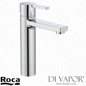 Roca Single Lever Medium Plus Height Basin Mixer with Smooth Body Cold Start (A5A3D96C0R) Spare Parts