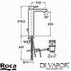 Roca Spare Diagram