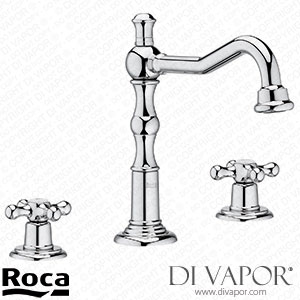 Roca Basin Mixer with 3 Holes and Click-Clack Waste (A5A444BC00) Spare Parts