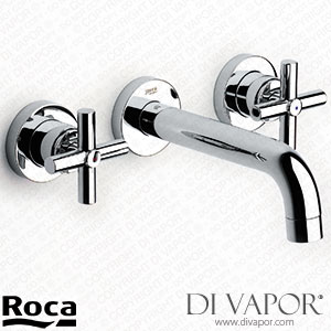 Roca 3-Hole Built-In Basin Mixer with 190 mm Spout (A5A4743C00) Spare Parts