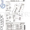 Ideal Standard A6041AA Mixer Spare Tech Diagram