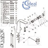 Ideal Standard Melange Basin Mixer Single Lever Tap Spares