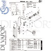 Ideal Standard A6042AA Mixer Spare Tech Diagram