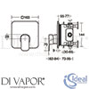 Ideal Standard A6339AA Mixer Spare Diagram