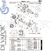 Ideal Standard A6339AA Mixer Spare Tech Diagram