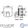 Ideal Standard A6340AA Mixer Spare Diagram