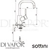 Sottini A6462AA Mixer Spare Diagram