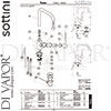 Sottini A6462AA Mixer Spare Tech Diagram