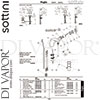 Sottini A6491AA GEN1 Mixer Spare Tech Diagram