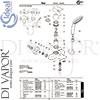 Ideal Standard A6583AA Mixer Spare Tech Diagram