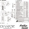 Armitage Shanks A6698AA Mixer Spare Tech Diagram