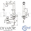 Ideal Standard A7020GN GEN1 Mixer Spare Diagram