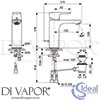 Ideal Standard A7054AA Mixer Spare Diagram