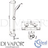 Ideal Standard A7205AA Mixer Spare Diagram