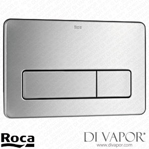 Roca PL3 PRO DUAL - Vandal-Proof Stainless Steel Dual Flush Operating Plate for Concealed Cistern (A890097004) Spare Parts