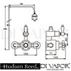 Hudson Reed Ultra AG302 A3170 Spare Parts Diagram