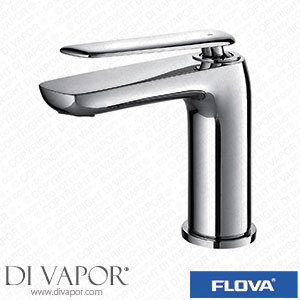 Flova ALBAS Allore Mono 155Mm Basin Mixer with Slotted Clicker Waste Set Spare Parts