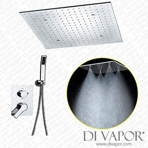 CHEWYNP Water-Tap Bath Shower Systems Shower System Rainfall Polished Wall Mounted Spa Massage Spray Panel Mixer Tap Shower Tap Set Chrome Finish Spare Parts