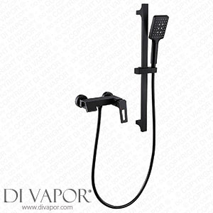 DASHADAO Bathtub Tap Wall Mounted Bath Tap Brass Waterfall Tub Mixer Tap Hot and Cold Water with Handheld Shower Tub Filler Set with Shower Bar chrome plated Spare Parts