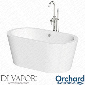 Orchard Contemporary freestanding Bath with Freestanding Bath Tap Spare Parts