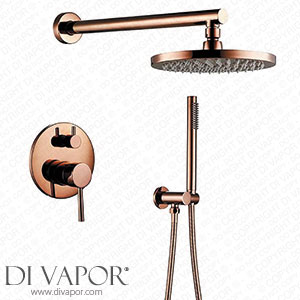 DASHADAO Shower System Rose Gold Wall Mounted Diverter Valve Spare Parts