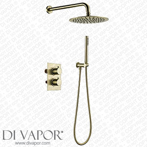 GTYT Bathroom Shower Tap Brushed Gold Spare Parts