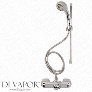 Croydex AB220041 Bath Shower Mixer Set Chrome 22.8x16.2x3.8 cm Spare Parts