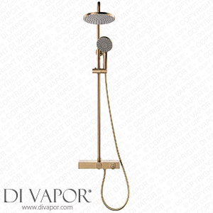 GTYT Shower Tap System Mixer Set Exposed Shower Mixer Shower System with Waterfall Bath Filler 10 Shower Head Spray Brass Diverter Valve Shower Column with Hand Attachment Brus Spare Parts