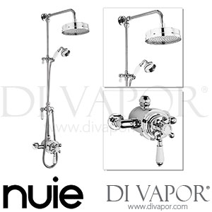 Nuie AM318-ITY309 Traditional Luxury Rigid Riser Kit with Diverter & Dual Exposed Shower Valve Spare Parts