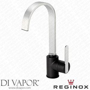 Reginox Amur Single Lever Kitchen Mixer Tap - Chrome & Black - AMURCBSP Spare Parts