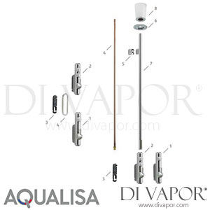 Aqualisa Axis Digital Concealed Thermostatic Power Shower - Post-2007 - Spare Parts - AQ DV 122 GEN1