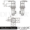 Hudson Reed ARC308 Arco Spare Parts Diagram