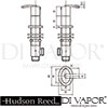 Hudson Reed ARI308 Arina Spare Parts Diagram