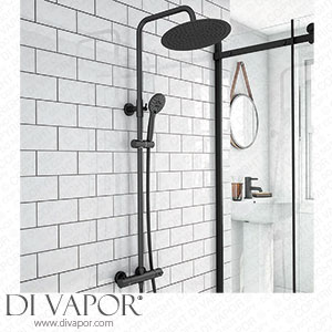 Arezzo Modern Round Thermostatic Shower (300mm Head - Matt Black) - ARZ03H Spare Parts