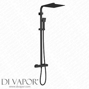 Arezzo Modern Square Thermostatic Shower (300 x 300mm Head - Matt Black) - ARZ3MBH Spare Parts