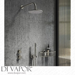 Arezzo Gunmetal Grey Concealed Individual Diverter + Thermostatic Control Valve with Handset + Wall Mounted Shower Head - ARZGM-ISV-PK4 Spare Parts