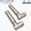 Abode ASH1054 Pair of Atlas Aquifier Tap Handles for AT2004 Tap - Brushed Finish