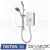 Triton ASPEN09BRSTL Shower