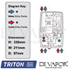 Triton ASPTOU08WHT Diagram Spare 