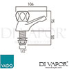 VADO AST 106CD CP Astra Spare Parts Diagram