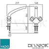 VADO AST 150CD CP Astra Spare Parts Diagram