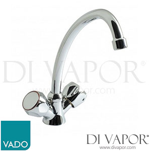 VADO AST-151/CD-C/P Astra Contract Mono Kitchen Tap Deck Mounted with Tubular Swivel Spout Spare Parts